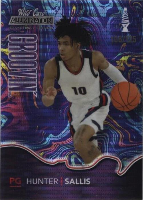 2021-22 Wild Card Alumination - Hunter Sallis #BG-13 - 1 of 2