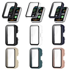 Tempered Glass Screen Protector Case Cover For Huawei watch fit2 Smart Watch