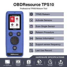 Tps10 Tpms Relearn Tool Auto Tire Pressure Sensor Activate Kit Tpms Reset Tool