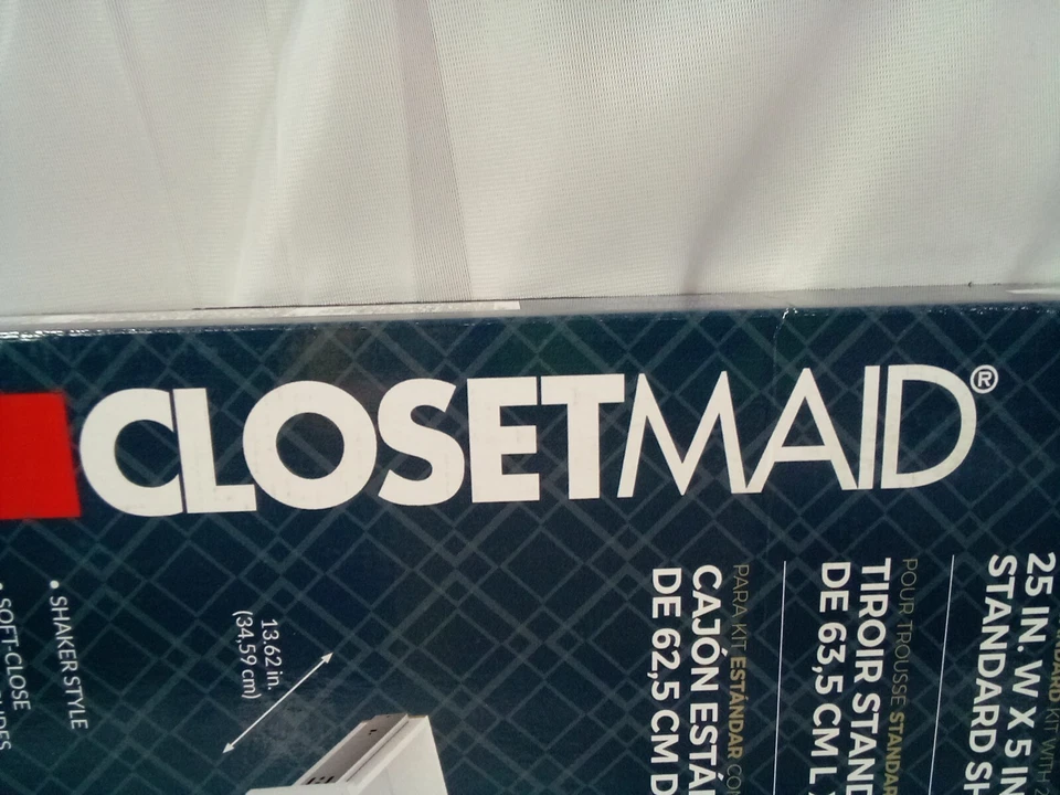 ClosetMaid Style + Cajón agitador torre 5" x 25" - Blanco, 1872 Foto 2 de 4