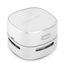 Portable Mini Desktop Vacuum Cleaner Powerful Sweeping AA Battery Operated Quite