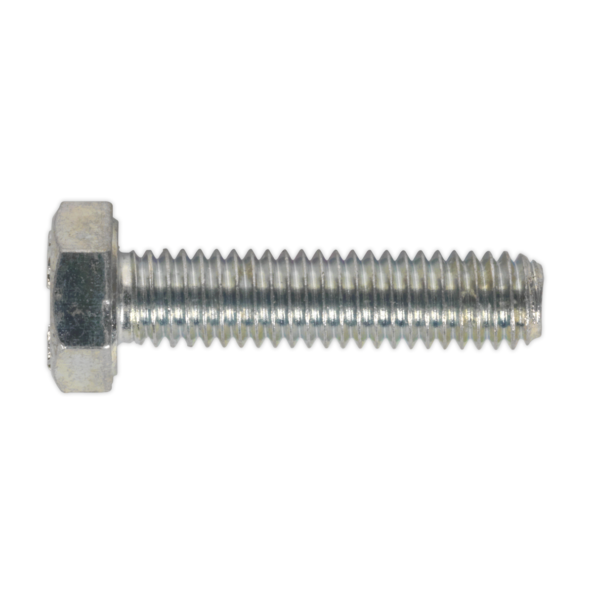 Sealey HT Setscrew M6 x 25mm 8.8 Zinc DIN 933 Pack of 50 - SS625