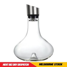 Red Wine Decanter Carafe Breather Hand Made Crystal Glass 1.8L