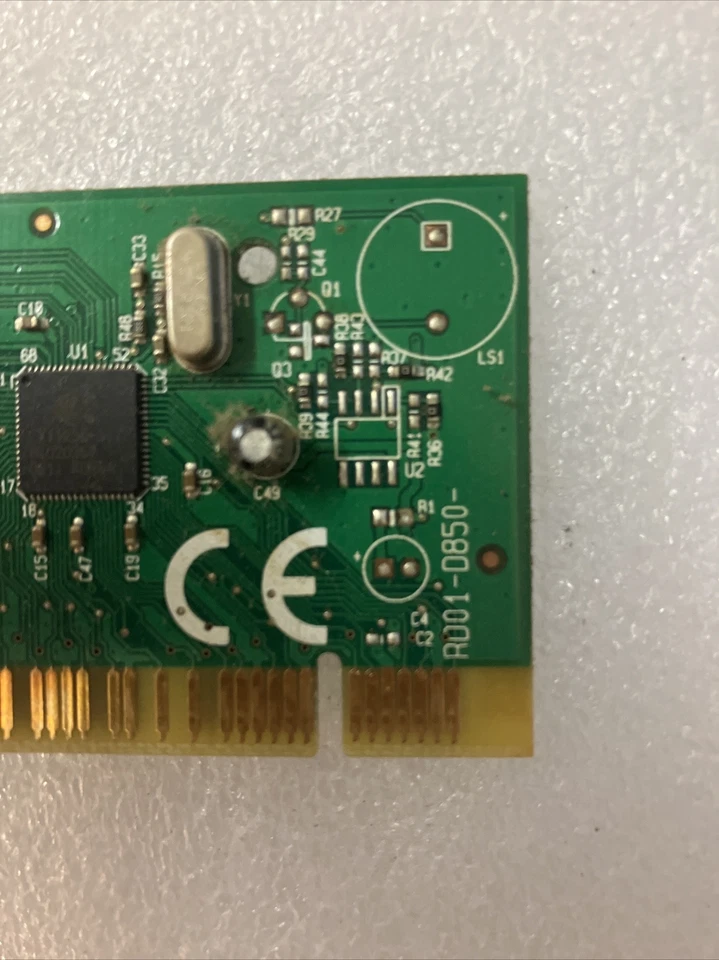 Conexant RD01-D850 PCI V92 56K Dial-Up Data Fax / Modem CARD ~ - Image 2 of 4