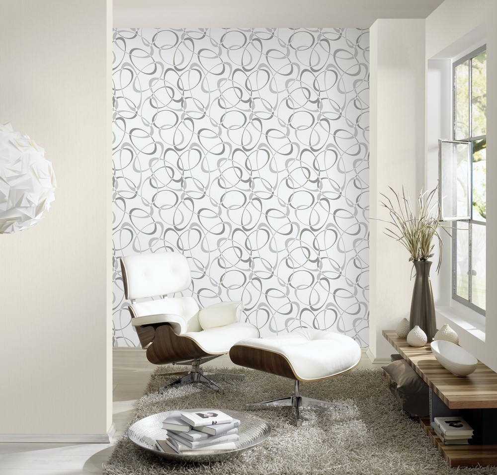 Paste the Wall, Swirl Design, Blown Vinyl Designer Wallpaper eBay
