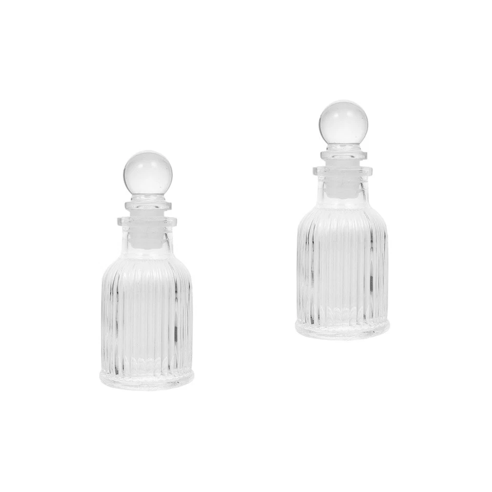  2 Pieces Mini Glasflasche Mini-schnapsflaschen Kleine Glasflaschen - Bild 3 von 4