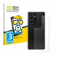 3X Panzerfolie Schutzglas Samsung Galaxy S21 Ultra 5G (RüCkseite) Displayschutz