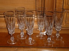 6 Flûtes coupes à Champagne en Cristal Villeroy et Boch  en boite LOT 2