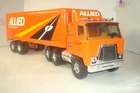 ERTL 1980 ALLIED MOVERS VAN  PICKUP DELIVERY BOX TRACTOR TRAILER TRUCK  LK TONKA
