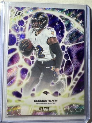 2026 Topps Resurgence - DERRICK HENRY Protonyx Purple Surge 43 /75 #PT-22 Ravens