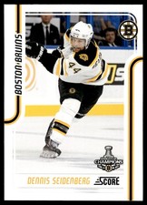 2011-12 Score Dennis Seidenberg Boston Bruins #62