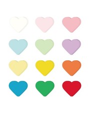 360 Sheets Heart Shaped Paper Cutouts Assorted 12 Colors Bulletin Board Accents