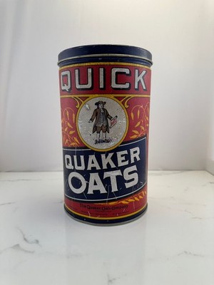 1990 Quick Quaker Oats Limited Edition Metal Canister 