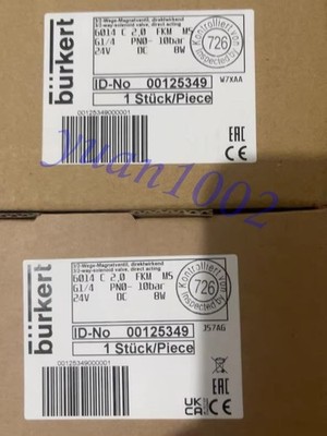 1PCS NEW Burkert 6014 C 2.0 FKM MS 00125349 Solenoid valve Fast delivery