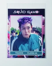 SQUID GAME THANOS CUSTOM NOVELTY ART CARD WITH BACK PLAYER 230 T.O.P