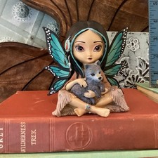 The Bradford Exchange Moonheart Spirit of Strength Fairy Figurine Girl Native