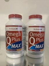 Dr. Sinatra Omega Q Plus MAX Heart Health 100mg of CoQ10 Turmeric 2-pack