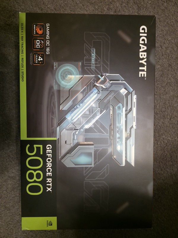 Gigabyte NVIDIA GeForce RTX 5080 Gaming OC 16GB Graphics Card