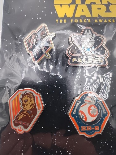 Star Wars The Force Awakens 6 Pin Booster Set Disney Trading Pins - Bild 3 von 6