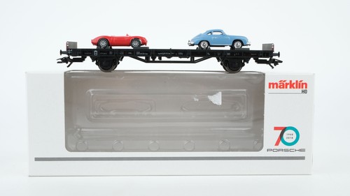 Märklin H0 45052 Flachwagen 70 Jahre Porsche-Sportwagen 2  Sm 24 der DB | Zustand: Gebraucht