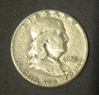 1952 Franklin Half Dollar 50 Cent Piece - 90% Silver