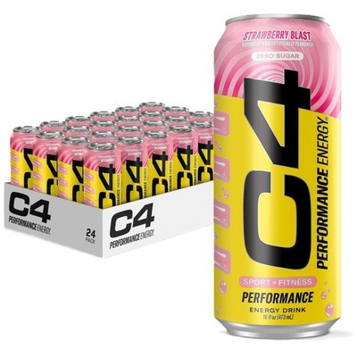 Performance Energy Drink | Strawberry Blast | Zero