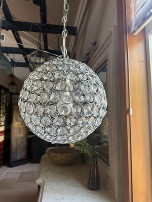 Light & Living Elize 12'' Glass/Crystal Chandelier Great Condition