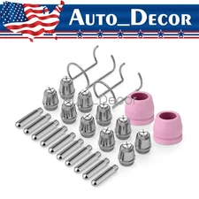24pcs Plasma Cutter Torch Consumables Tip Kit for SG-55 AG-60 WSD-60 CUT50 60Amp
