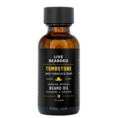 Live Bearded Beard Oil, 1 fl oz  Premium AllNatural Jojoba  Made in the USA  ...