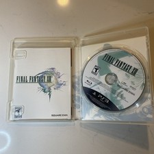 Final Fantasy XIII PS3 CIB (Sony PlayStation 3) Black Label Complete w Manual