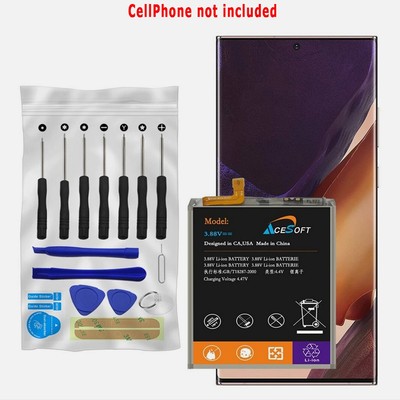 5020mAh Battery Tool Set for Verizon Samsung Galaxy Note 20 Ultra 5G SM-N986U US