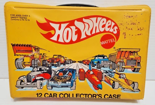 VINTAGE 1983 HOT WHEELS 12 CAR COLLECTOR CASE