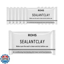 6 Pcs White Seal Putty,Waterproof Duct Seal Repair Sealing Clay a