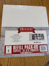Vtg Holson Refill Pack Easyfill 3.5x5 Photo Album Pages 3-Ring 1 pack Scrapbook