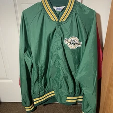 Vintage 90’s Chalk Line Notre Dame Fighting Irish Light Bomber Jacket Adult (XL)