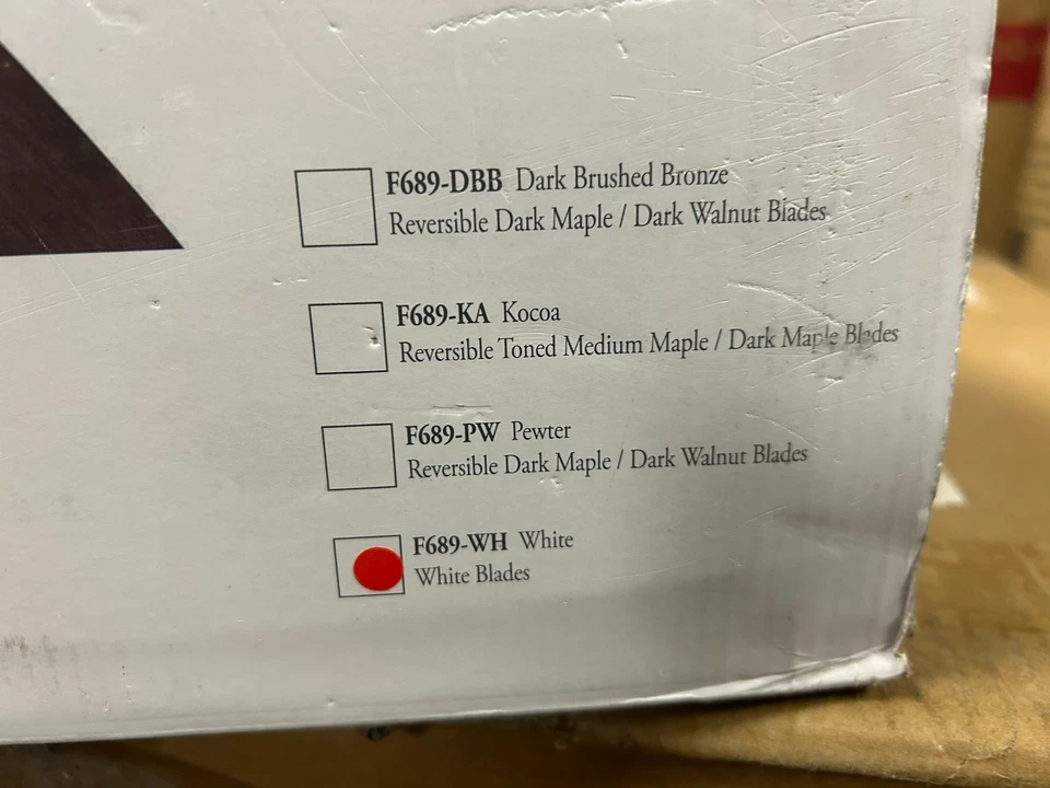 Minka Aire Kola-XL - 60" Ceiling Fan F689-WH - White - Image 4 of 4