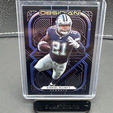 2021 Panini Obsidian - Electric Etch Purple #28 Ezekiel Elliott /100