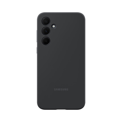 Samsung Galaxy A35 Silikon Handyhülle schwarz Backcover Case - BRANDNEU