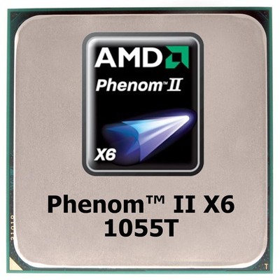 AMD Phenom II X6 1055T (6x 2.80GHz) HDT55TWFK6DGR CPU Sockel AM3 (#479)