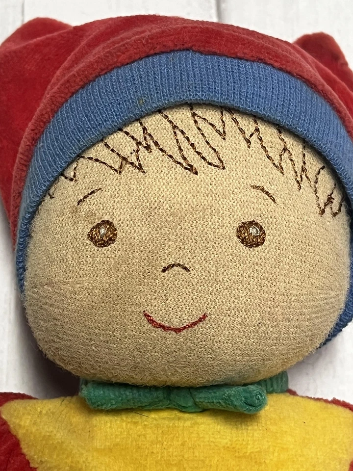 Vintage 70's Sterntaler Musical Pull String Plush Doll Velour Baby Germany - Image 3 of 4