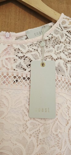 Coast Dress Size 16 In A Beautiful Blush Pink Colour. BNWT. - Picture 3 of 9