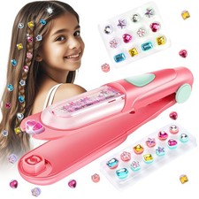 Hair Gem Stamper Kit, Bling Hair Jewels for Girls Toys, Hair Styling Tool wit...