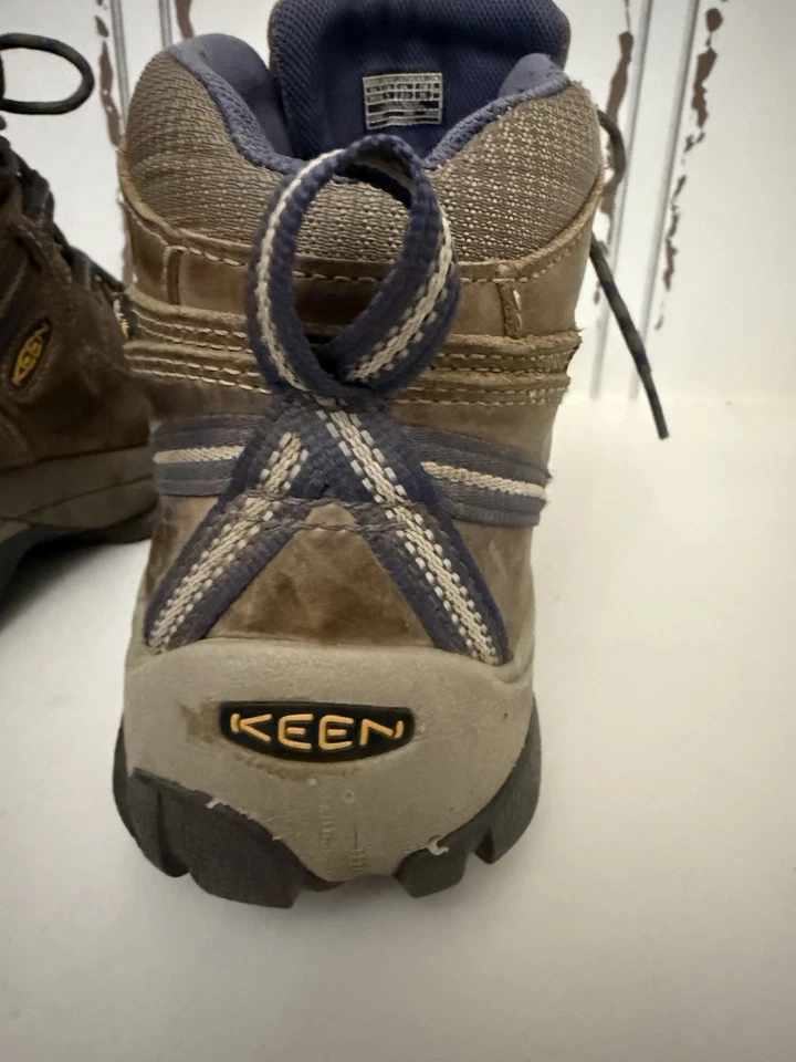 Keen Targhee II 2 WP Wanderschuhe schwarz oliv mineralblau Damengröße 9 " - Bild 4 von 4