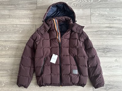 Paul Smith Puffer Jacket Mens Puffa Winter Coat Artist Stripe MEDIUM 'M'