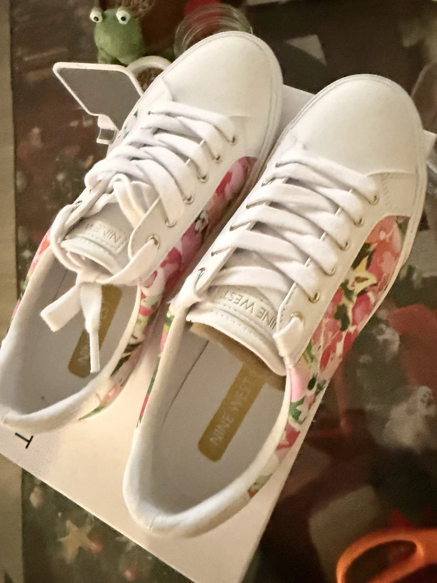 Nine West Gatsby Platform Sneaker in White