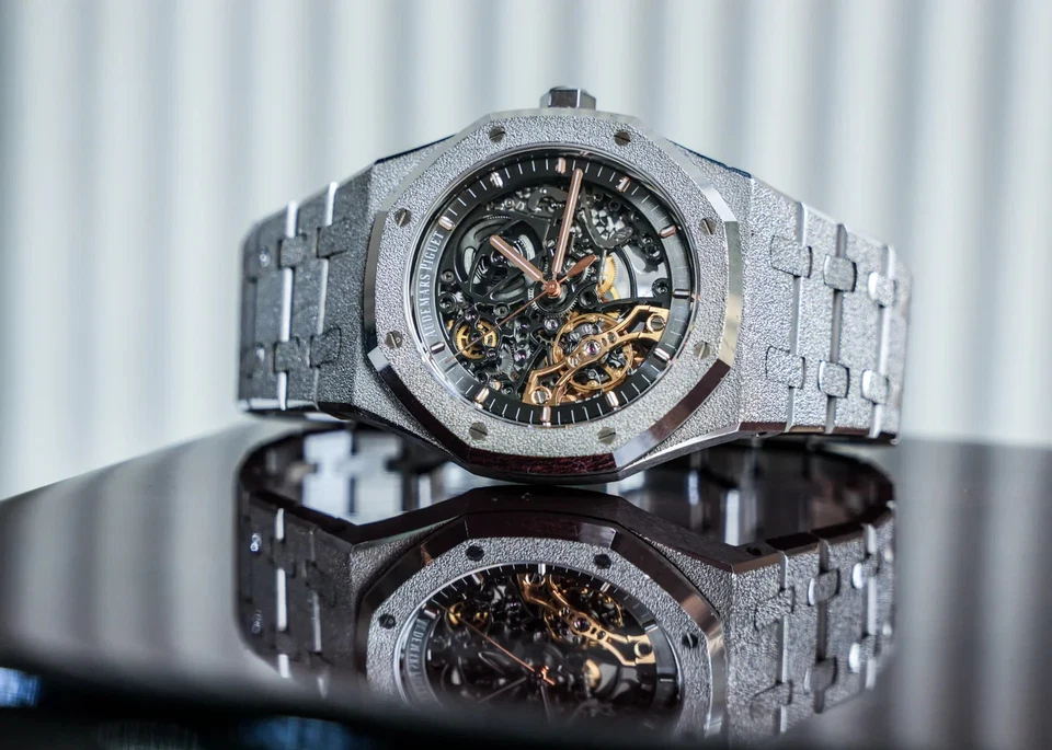 Audemars Piguet Royal Oak 41MM Double Balance Wheel Openworked Gold 15407BC - Image 2 of 4