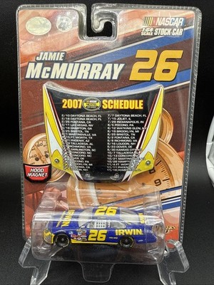 2007 Winners Circle #26 Jamie McMurray Hood Magnet 1:64 Nextel Cup Schedule