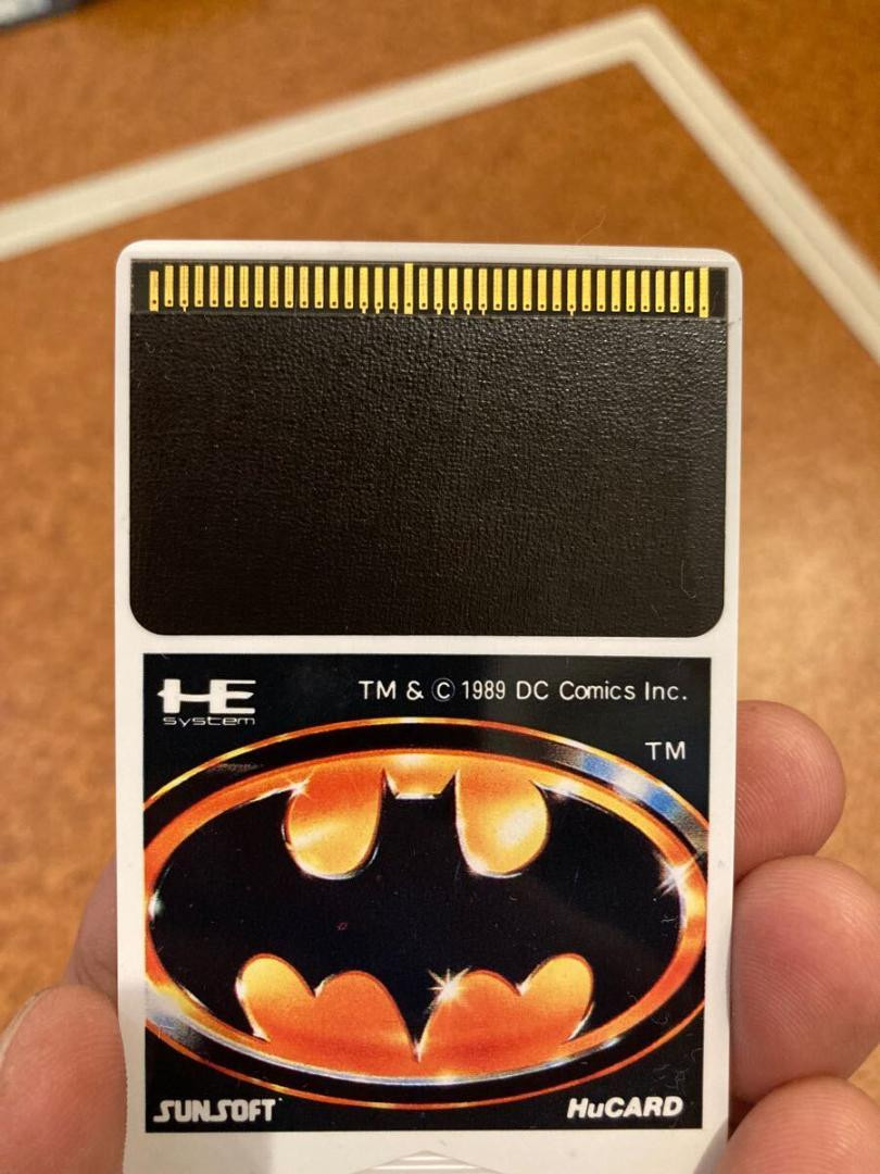Pc Engine Hucard Batman Products At The Time, Sunsoft Game Pc Engine Hucard Batman Products At The Time, Sunsoft Game