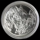 TWO WOLVES Which Will You Feed? 1 Oz 999 Silver Bullion Round NEW SILVER SHIELD