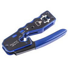RJ45 Pass Through PRO HD Crimping Tool Crimper Cat 5 5e 6 7 Connector LAN